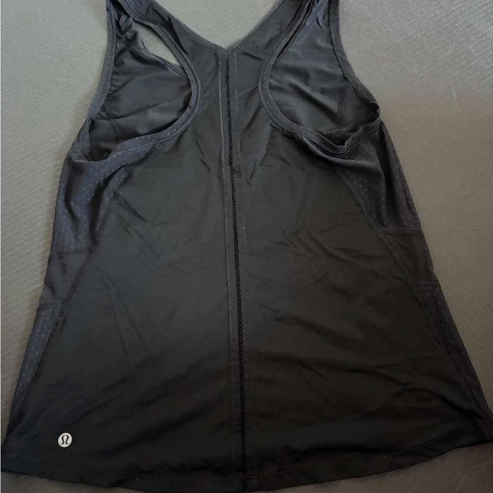 Lululemon Black Athletic Tank Top